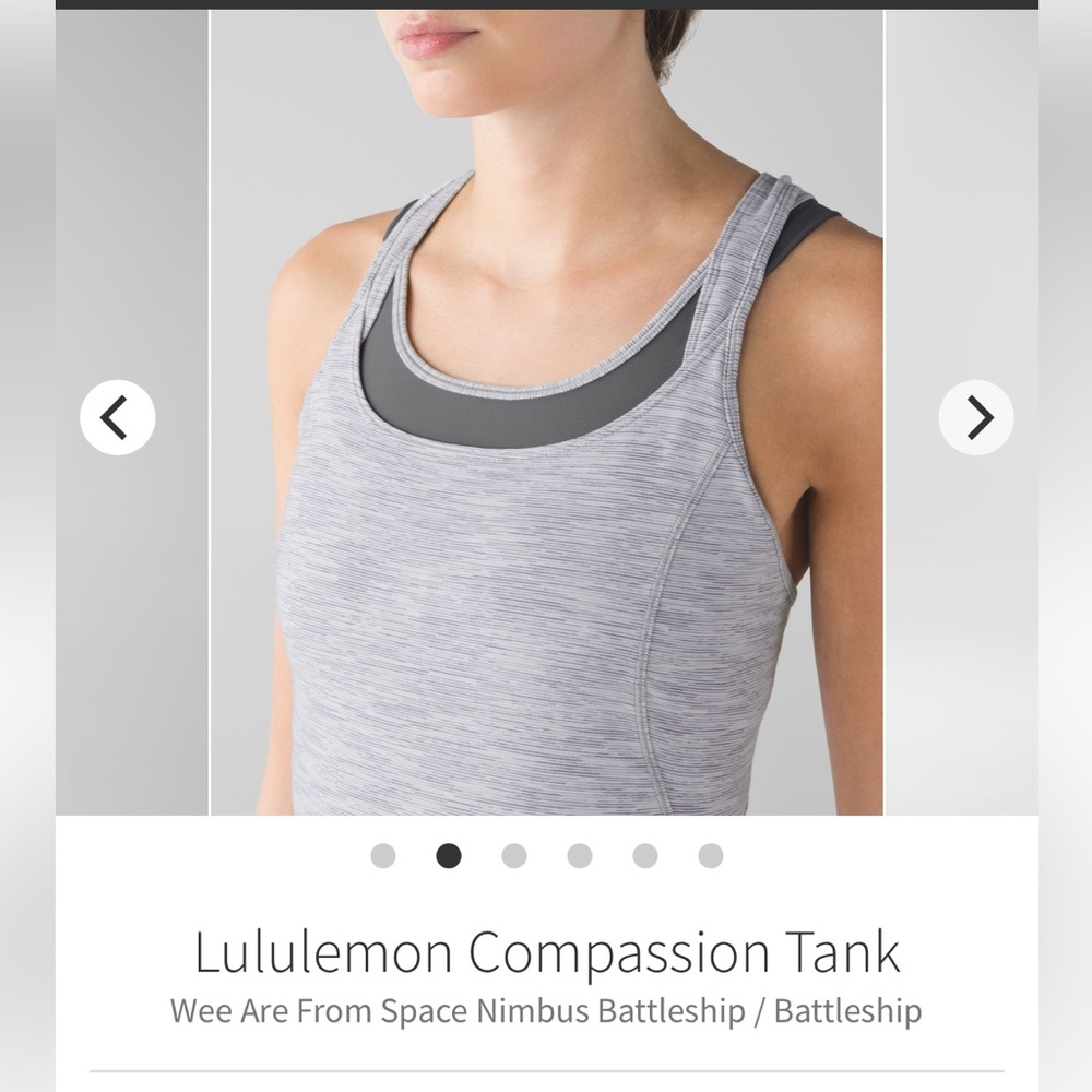 Lululemon Compassion Tank size 4